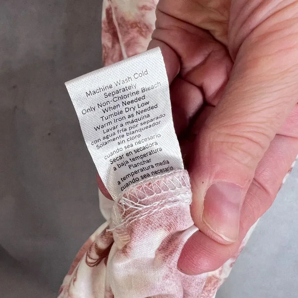 Venus NWT Off Shoulder Neutral Tie Dye Boho Blouson Maxi Dress‎ Size M - Picture 11 of 13